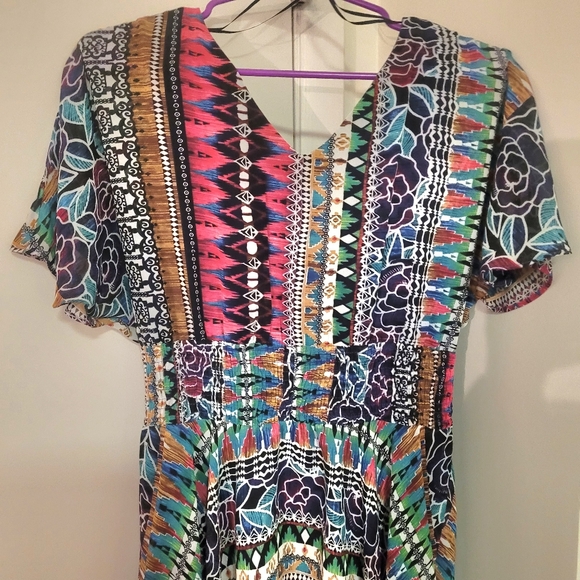 Rabbit Rabbit Rabbit Multicolor Asymmetrical Dress - Picture 6 of 7